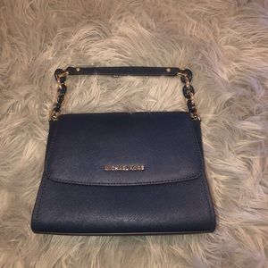 Navy blue Michael Kors Crossbody purse